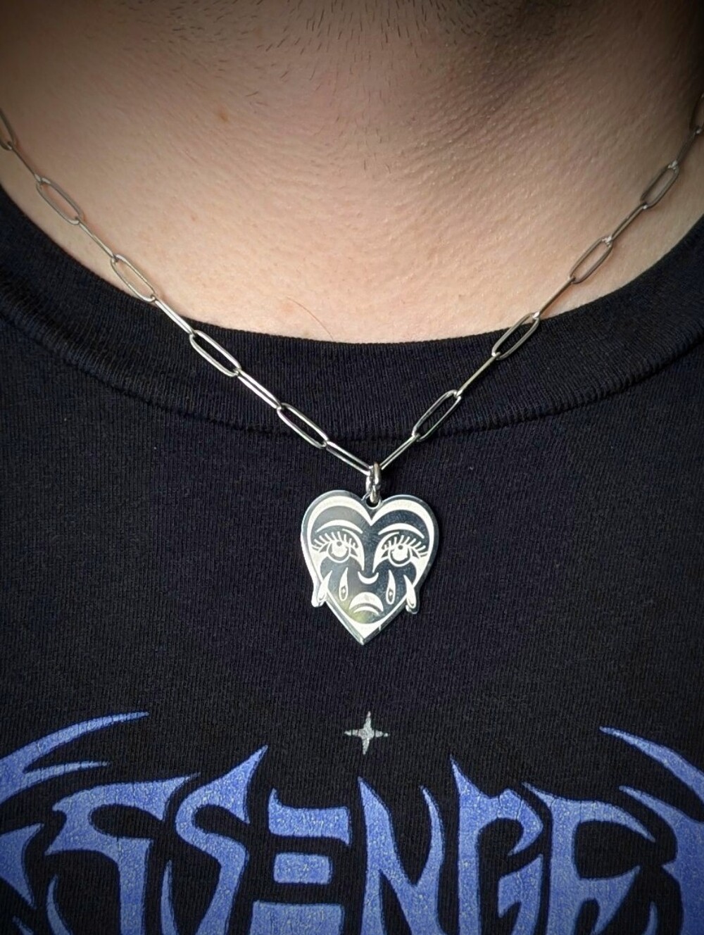 Stainless Steel Heart Necklace